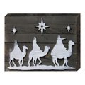 Designocracy Designocracy 98852-08 Three Wise Men Nativity Art on Board Wall Decor 98852-08